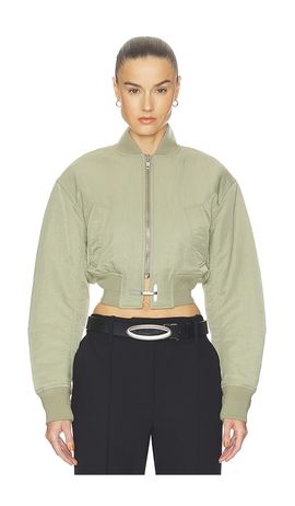 HAELO HAELO Crop Bomber Jacket