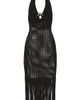 HAELO HAELO Double Two-toned Fringe Dress - 4