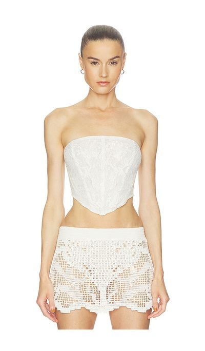 HAELO HAELO Feather Lace Corset