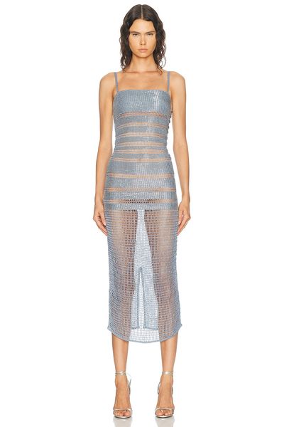 HAELO HAELO Gradiated Embellished Dress