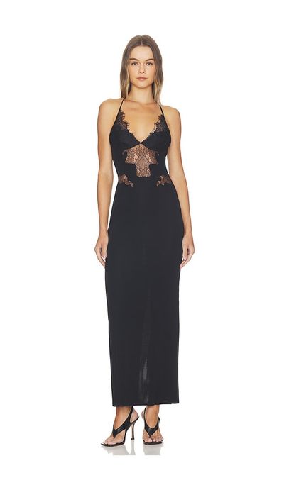 HAELO HAELO Lace Collage Gown