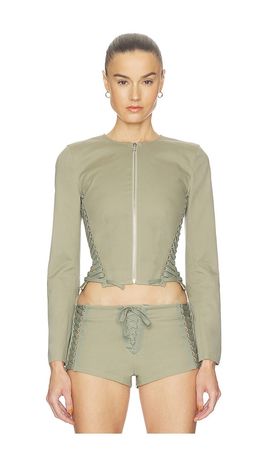 HAELO HAELO Lace Up Jacket