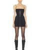 HAELO HAELO Layered Lace Up Corset Dress - 1