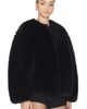 HAELO HAELO Long Hair Faux Fur Bomber - 2