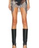HAELO HAELO Metallic Lace Miniskirt - 1