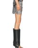 HAELO HAELO Metallic Lace Miniskirt - 3