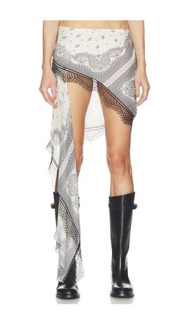 HAELO HAELO Spiral Bandana Skirt