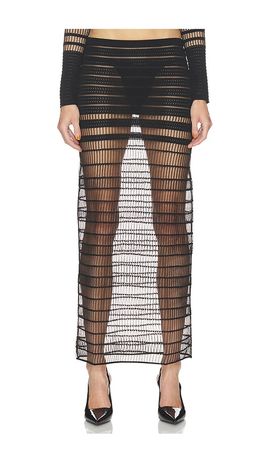 HAELO HAELO Veiled Maxi Skirt