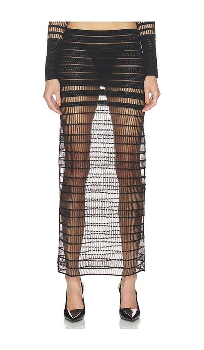 HAELO HAELO Veiled Maxi Skirt