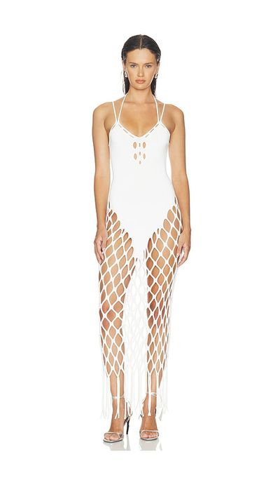 HAELO HAELO Wing Net Maxidress