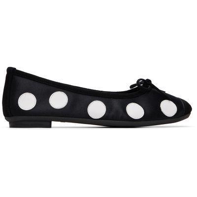 Hai Hai Black & White Requins Edition Harmony Ballerina Flats