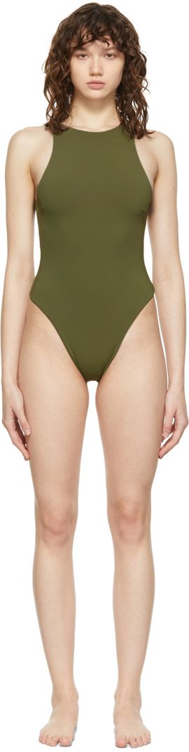 Haight Haight Khaki Twy One-Piece Swimsuit