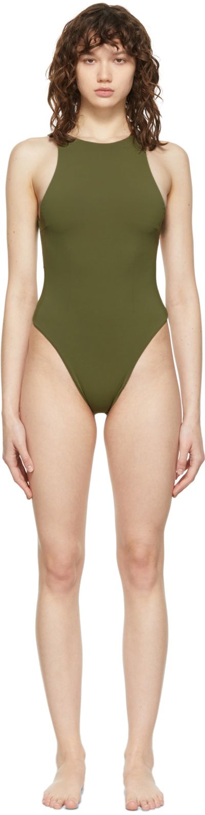 Haight Haight Khaki Twy One-Piece Swimsuit