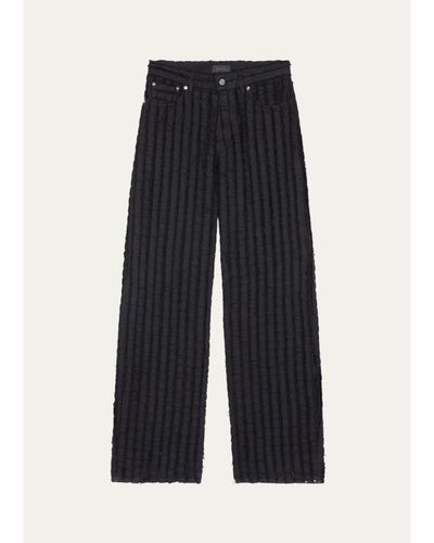 HAIKURE Bethany Striped Wide-Leg Pants