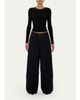 HAIKURE Bethany Striped Wide-Leg Pants - 2