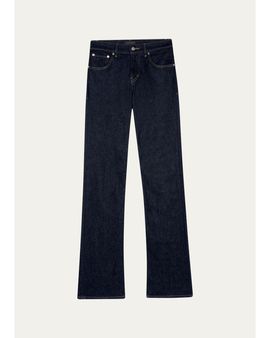 HAIKURE Chewy Mid-Rise Flared Slit Jeans