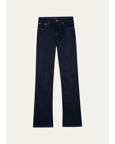 HAIKURE Chewy Mid-Rise Flared Slit Jeans