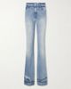 HAIKURE Flora distressed mid-rise flared jeans - 1