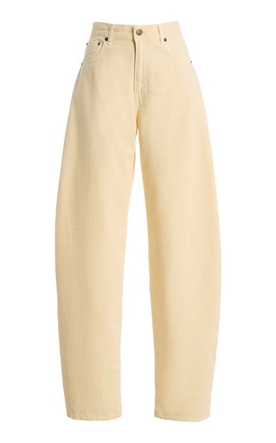HAIKURE HAIKURE Bibi CottonLinen Twill 45 MidRise BalloonLeg Jeans