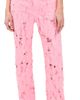 HAIKURE HAIKURE Bonnie Bull Destroyed Jeans Flamingo - 1