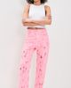 HAIKURE HAIKURE Bonnie Bull Destroyed Jeans Flamingo - 5