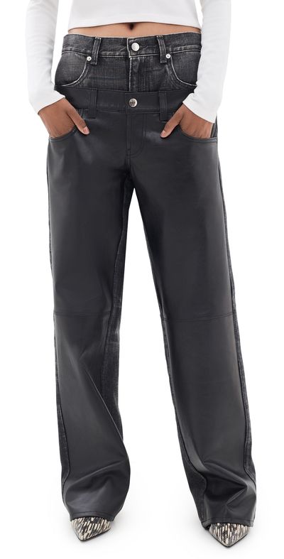 HAIKURE HAIKURE Bonnie Double Waistband Jeans Hedwig Black