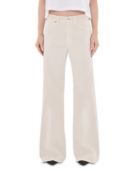 Haikure Haikure Clara Velvet Pier Wide Leg Jeans in Snow