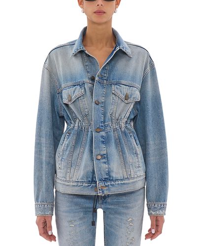 Haikure Haikure Clay Broken Jean Jacket in Celestial