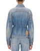 Haikure Haikure Clay Broken Jean Jacket in Celestial - 3