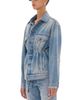 Haikure Haikure Clay Broken Jean Jacket in Celestial - 4
