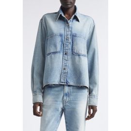 Haikure Haikure Emma Distressed Denim Shirt Jacket