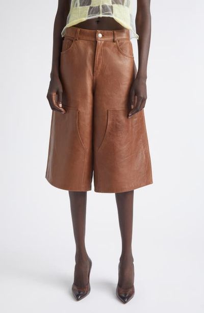 Haikure Haikure Legacy Leather Bermuda Shorts
