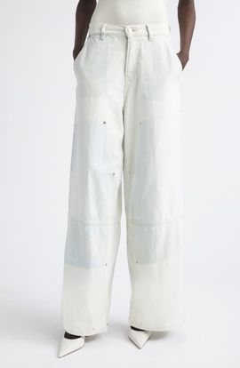 Haikure Haikure Legacy Rivet Embellished Wide Leg Jeans
