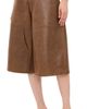 HAIKURE HAIKURE Legacy Silky Leather Shorts Tan - 1