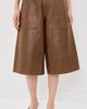 HAIKURE HAIKURE Legacy Silky Leather Shorts Tan - 3