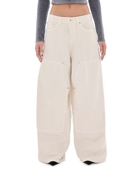 Haikure Haikure Legacy Soft Ecru Baggy Jeans in Snow