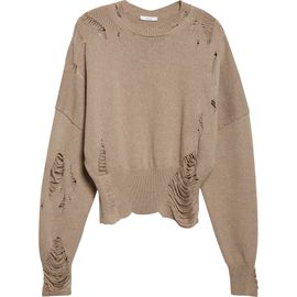 Haikure Haikure Marcy Ripped Wool & Cotton Sweater