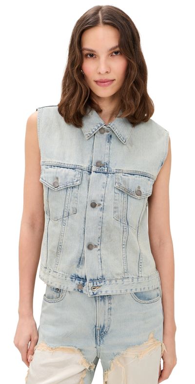HAIKURE HAIKURE Ryder Dusty Blue Vest Dusty Blue