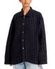 Haikure Haikure Sophie Frayed Striped Shirt - 1
