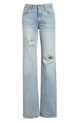 Haikure Haikure Star Ripped High Waist Wide Leg Jeans