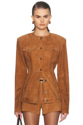 Haikure Haikure Temple Suede Jacket