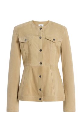 HAIKURE HAIKURE Temple Suede Jacket Neutral L