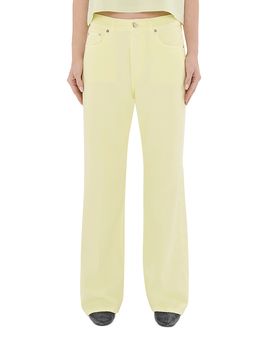 Haikure Haikure Winny Soft Ecru Mid Rise Jeans in Lime