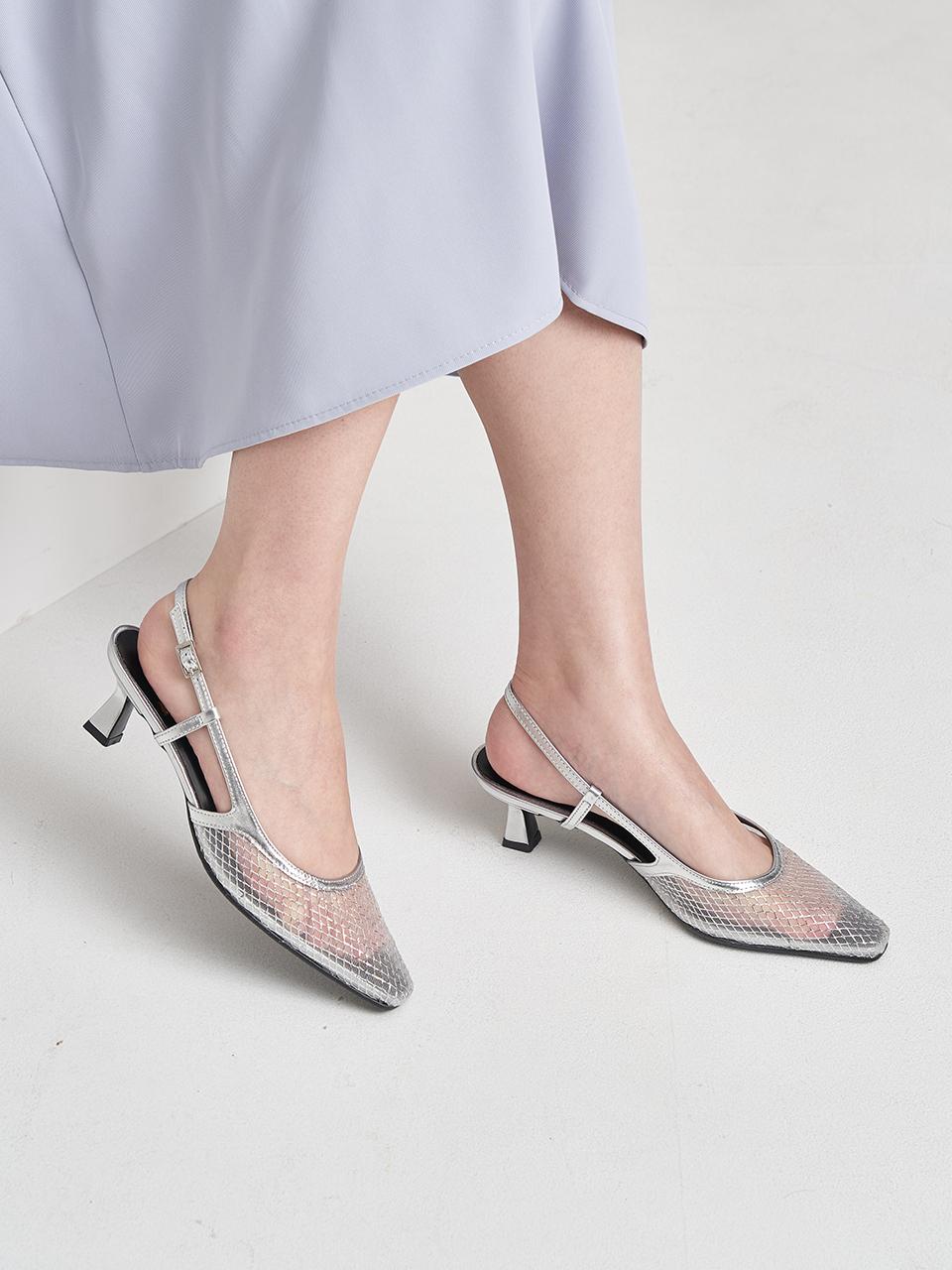 Hailey HJ24009 Slingback_Silver