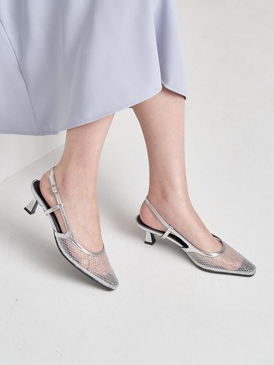 Hailey HJ24009 Slingback_Silver