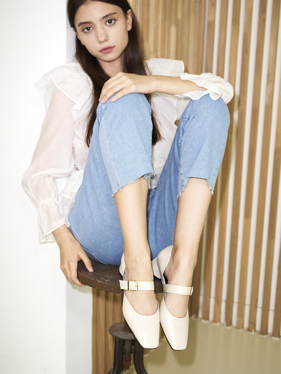 Hailey HJ Buckle Mary Jane Loafer 210086_3color