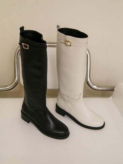 Hailey Long Strap Boots (2 Colors)