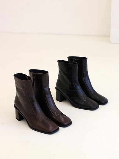 Hailey Mid Heel Boots (HJ20079)