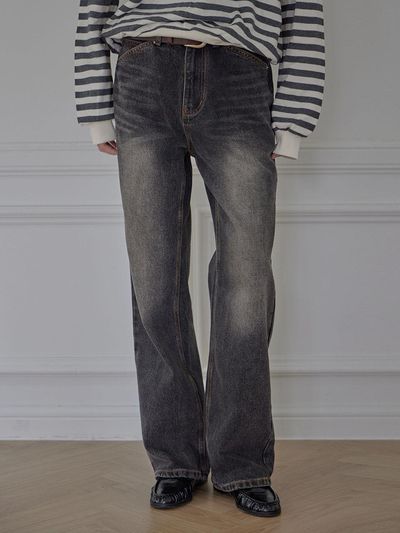 HAINT KAREN STRAIGHT FIT DENIM_4COLORS_BLACK