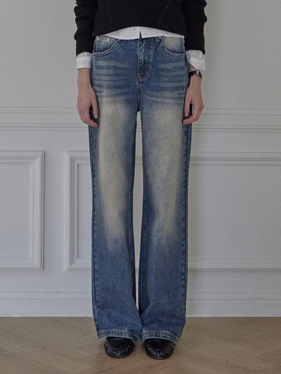 HAINT ROBIN WASHED DENIM PANTS